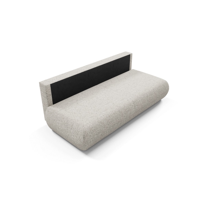 Zweisitzer-Klappsofa mit Stauraum PRATO beige