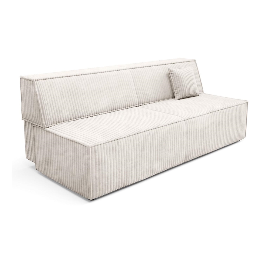 Zweisitzer-Klappsofa mit Stauraum TERAMO beige