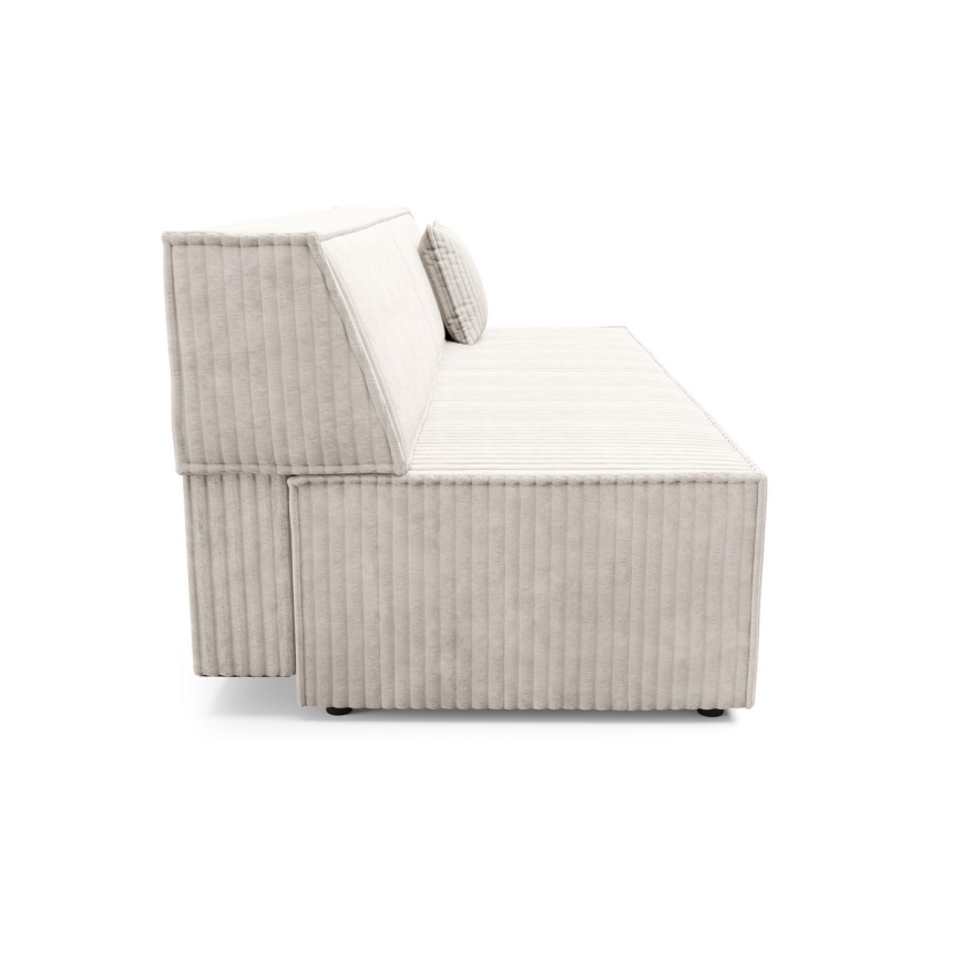 Zweisitzer-Klappsofa mit Stauraum TERAMO beige