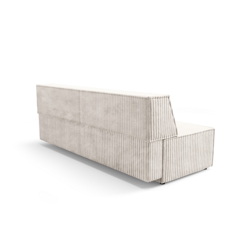 Zweisitzer-Klappsofa mit Stauraum TERAMO beige