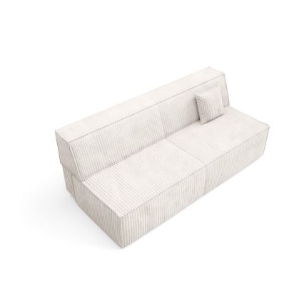 Zweisitzer-Klappsofa mit Stauraum TERAMO beige
