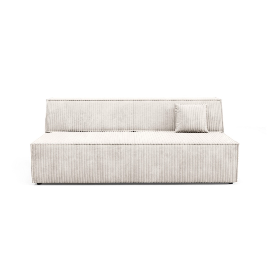Zweisitzer-Klappsofa mit Stauraum TERAMO beige