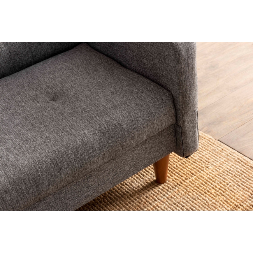 Zweisitzer-Sofa NARA, hellgrau