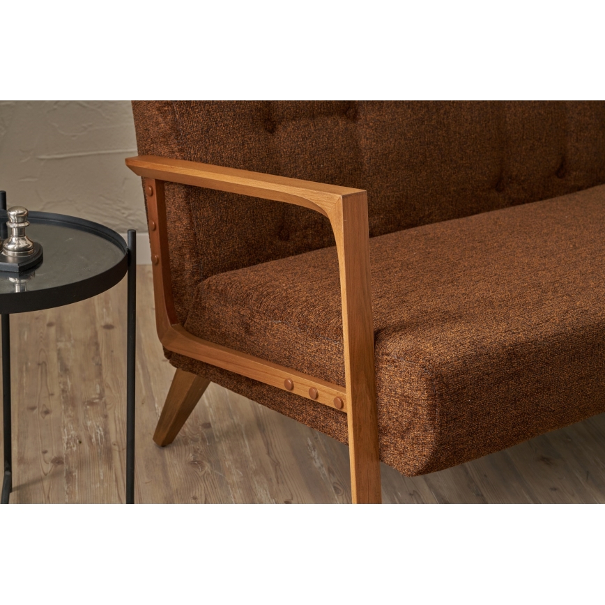 Zweisitzer-Sofa TUMI – Braun