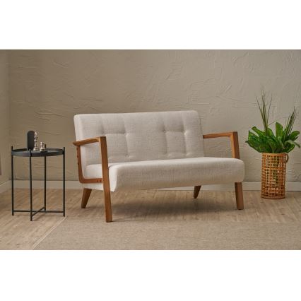Zweisitzer-Sofa TUMI, cremefarben