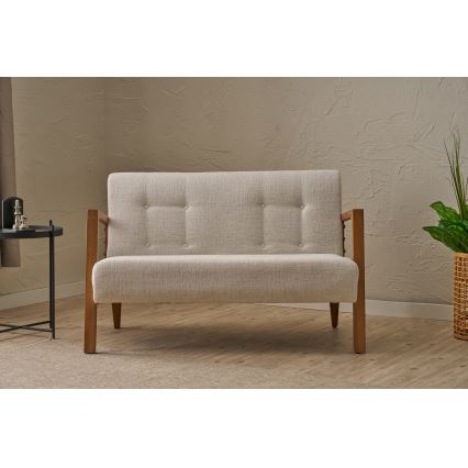 Zweisitzer-Sofa TUMI, cremefarben