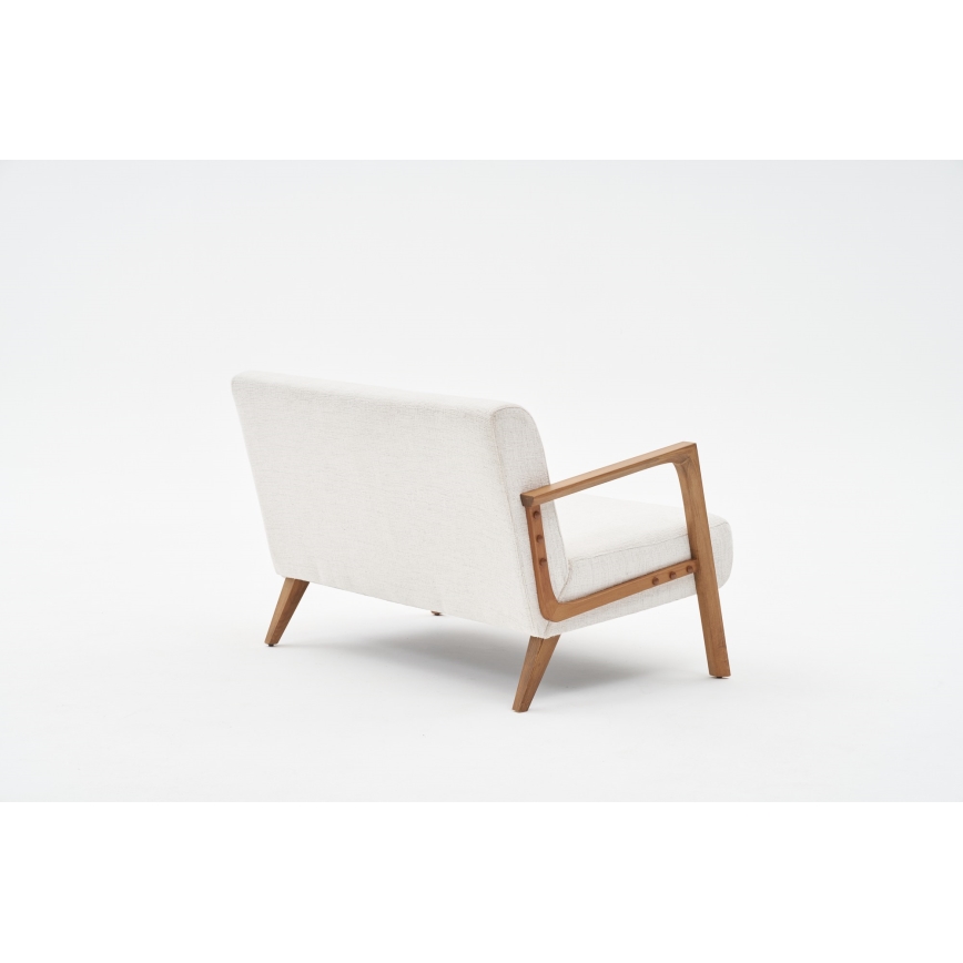 Zweisitzer-Sofa TUMI, cremefarben