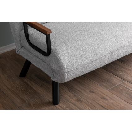 Zweisitziges Schlafsofa QIRA, grau
