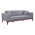 Zweisitziges Sofa DOTY, grau