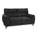 Zweisitziges Sofa LIVORNO in Schwarz