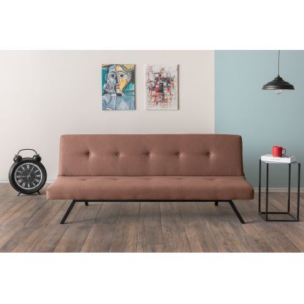 Zweisitziges Sofa LOKO, braun