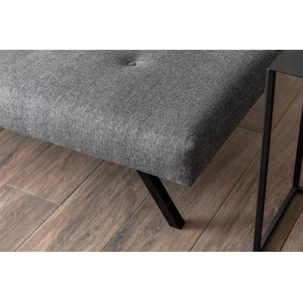 Zweisitziges Sofa LOKO in Hellgrau