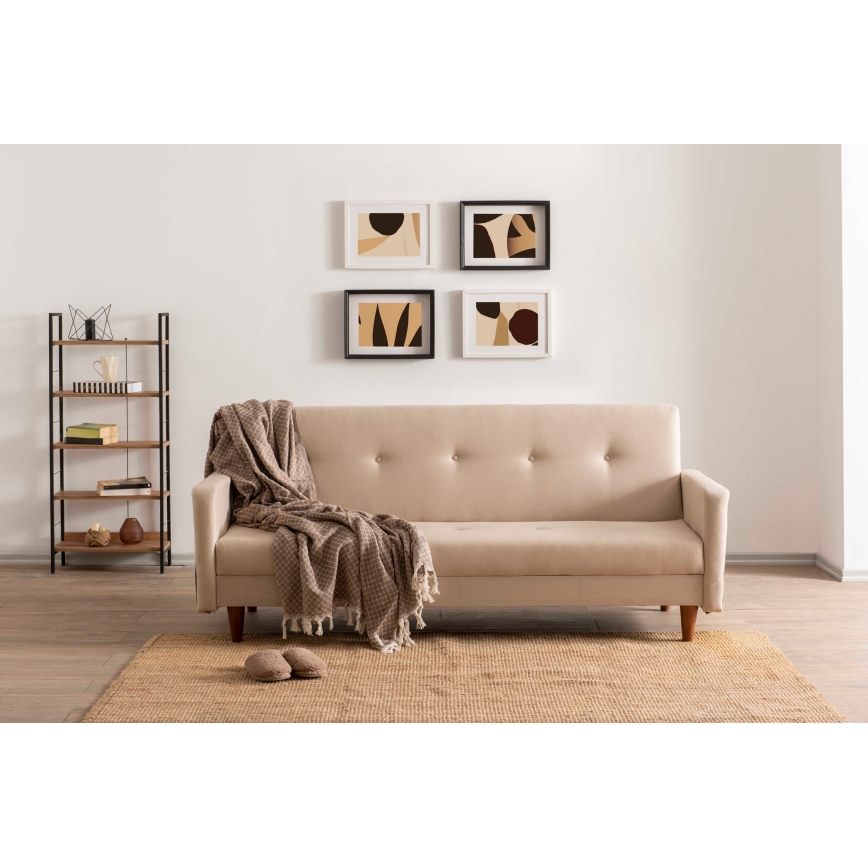 Zweisitziges Sofa NARA creme/beige