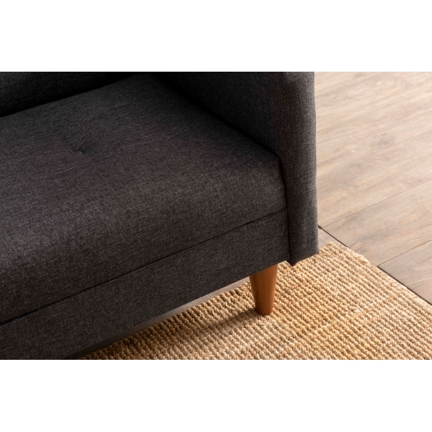 Zweisitziges Sofa NARA in Dunkelgrau