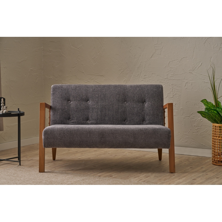Zweisitziges Sofa TUMI, grau